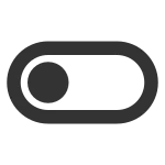 Toggle Left 2 SVG Icon